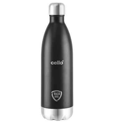 Isolierte Wasserflasche aus Edelstahl 1000 ml für Reise, Büro, Fitnessstudio mit 24 Stunden heiß/kalt DTP-Beschichtung, kratzfest, auslaufsicher, mattes Finish