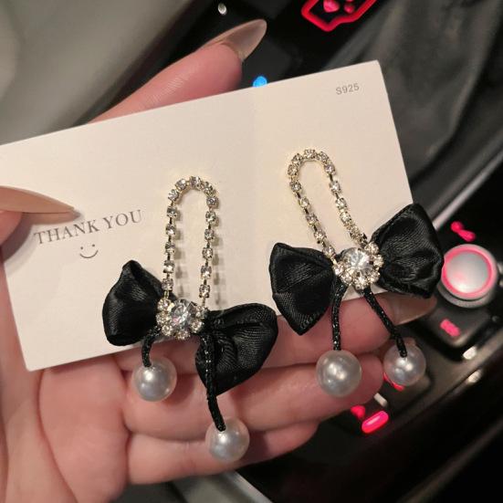 

Серьги с кисточками с бантом темперамента