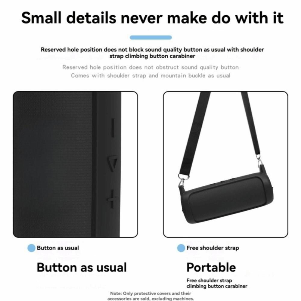 with Shoulder Strap Sling Speaker Case Protector Soft Shell New Protective Cover for JBL Flip 7
