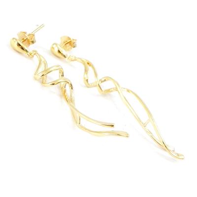 [I3970] - Gold Plated 'Choreography' Earrings