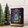 Tarot Adventskalender 2025, 24 Tage Kalender Countdown Weihnachten mit 24 einzigartigen 2D Tarotkartenfiguren zu mystischen Erinnerungsstücken