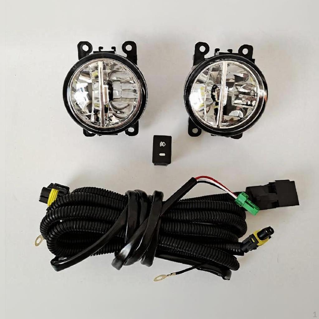 Fog Lights Assembly, Front lightemitting diode DRL, for Mitsubishi Voyager 20162021, High