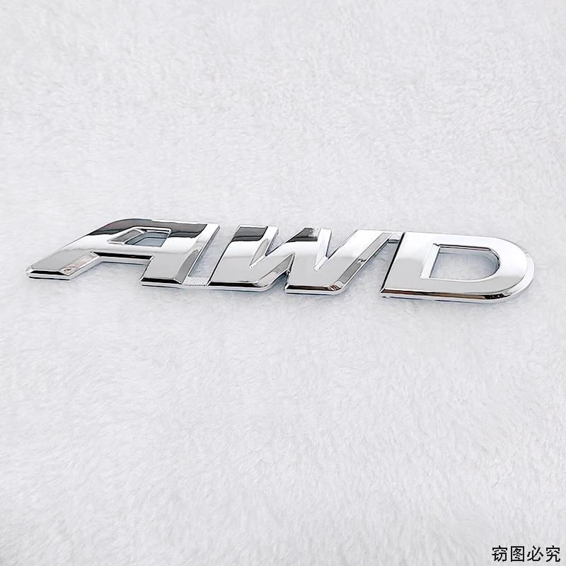

ABS Car Body Side Emblem Rear Trunk Badge Sticker for Honda AWD XRV CRV C-RV Accord Odyssey Pilot Civic City Insight срібний