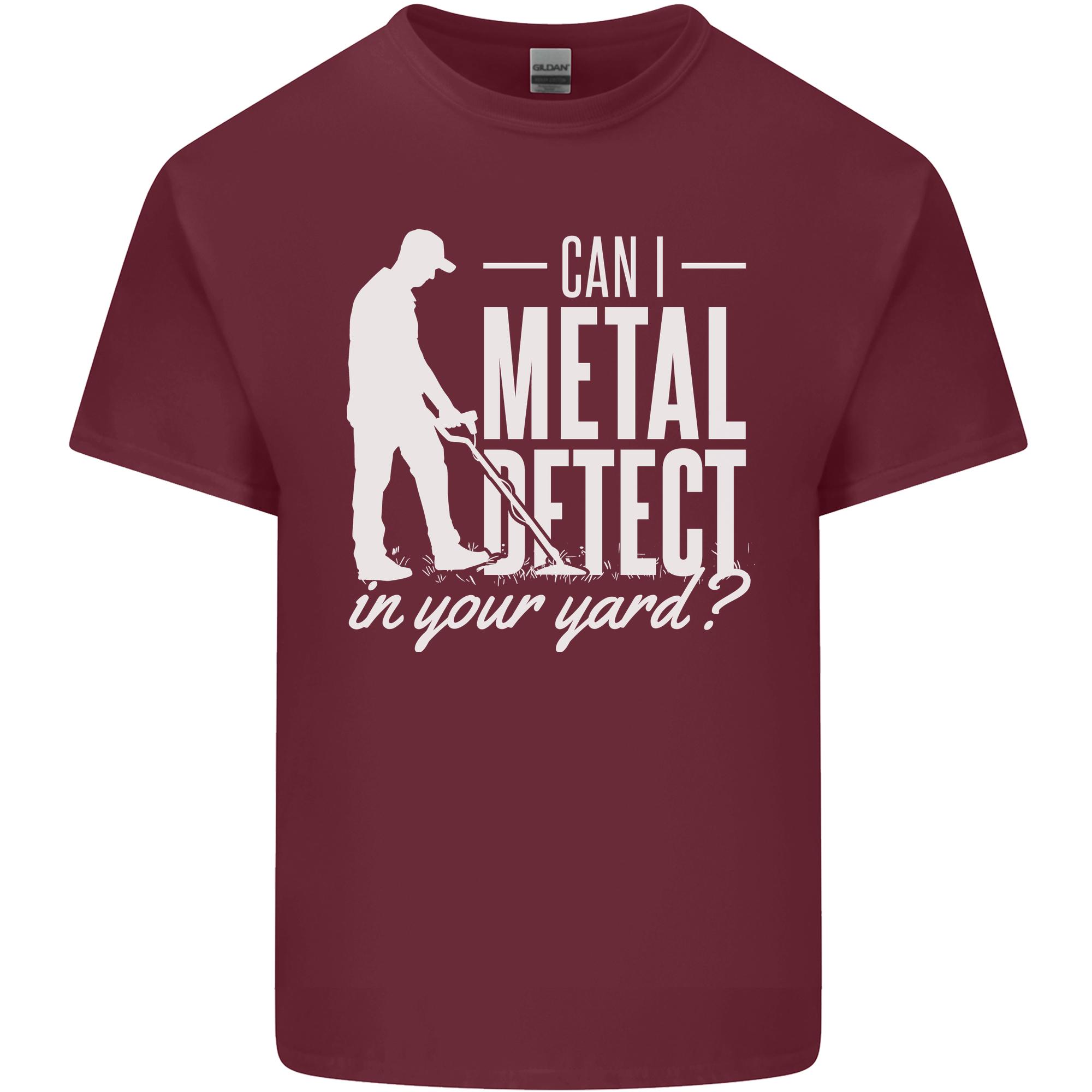 Can I Metal Detect In Your Yard Detecting Unisexs Light Cotton TShirt S