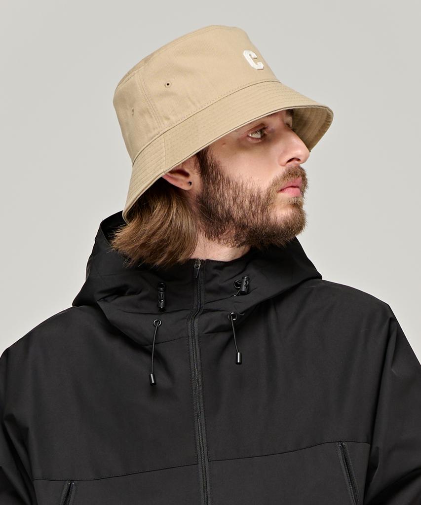 CARGOBROS Cb Logo Round Bucket Hat (Beige)