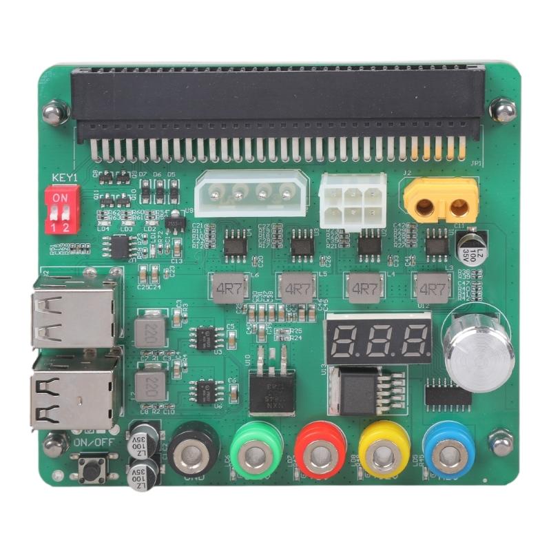 Power Supply Breakouts Boards with 4x USB2.0 Port Acrylic Case Kit for D750ES1 750AB-2 05NF18 05RHVV Accessories