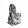 Chair Cover Dust-proof Removable Satin Skirted Back Self-tie Chair Cover Protector Event Party Supplies