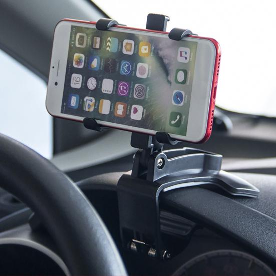 Supporto per Telefono da Auto Rotazione a 360 gradi Clip-on Supporto per Telefono da Auto Cruscotto Parabrezza Bocchetta di Ventilazione Supporto per Cellulare per Smartphone 3"-7"
