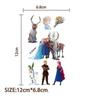 10Pcs/set Disney Princess Frozen Tattoo Stickers Princess Cartoon Tattoo For Birthday Gift Fake Body Art Tattoos
