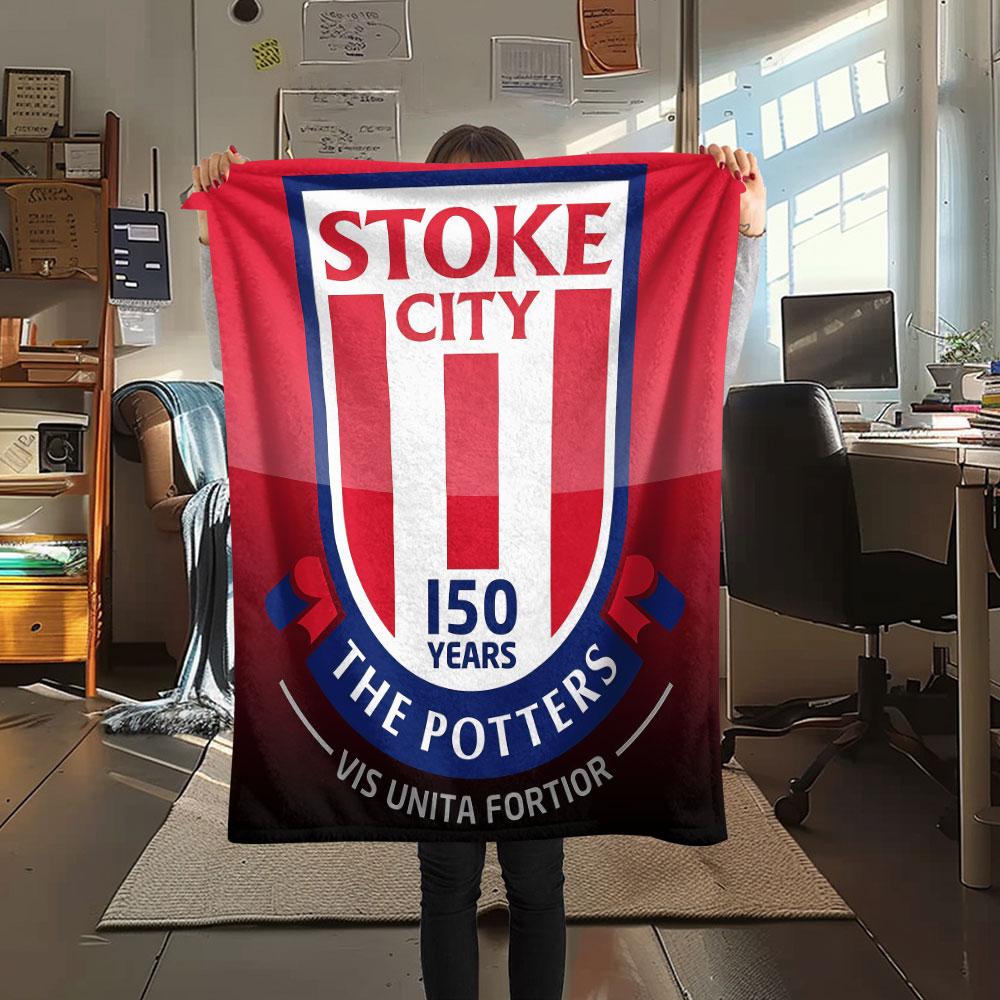 Stoke City F.C Blanket, High Quality Comfortable for All Seasons, Home Decor, Warmth and Comfort