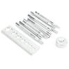 Snap Fastener Installation Tool Hand Press Die Punch Press Set DIY Leather Craft