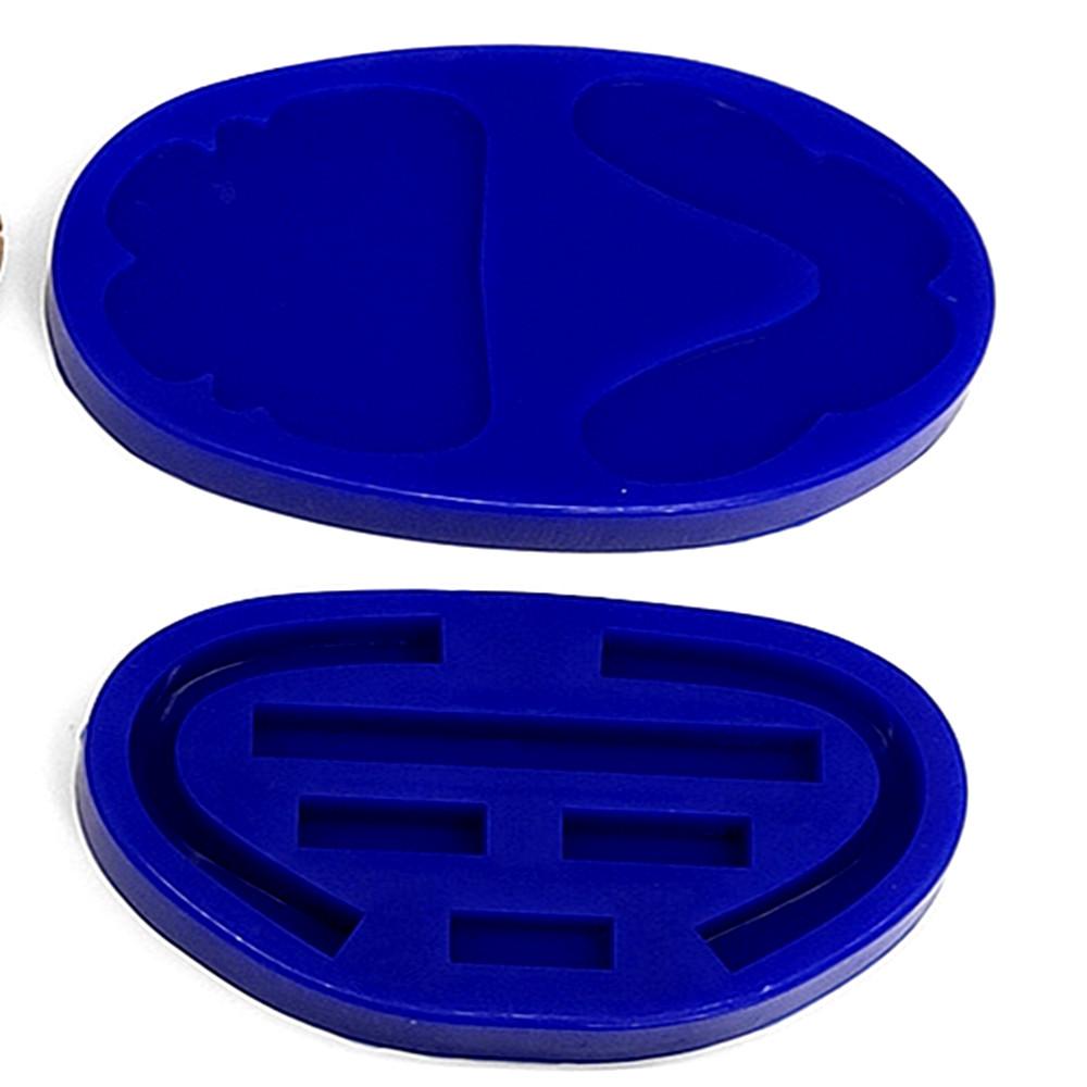 

Инструмент для стоматологической лаборатории, силиконовая резиновая форма для воскового обода, форма для прикуса, индивидуальный лоток, формовочная форма для имплантатов, инструменты для стоматолога 2 pieces mixed AB