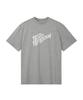 REST&RECREATION Oversized Wave Logo T-Shirt - Gray