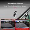 2PCS Universal Car Rear View Camera Lens Protector Anti-Scratch Waterproof Dustproof 360° HD Camera Guard Cover Accessories