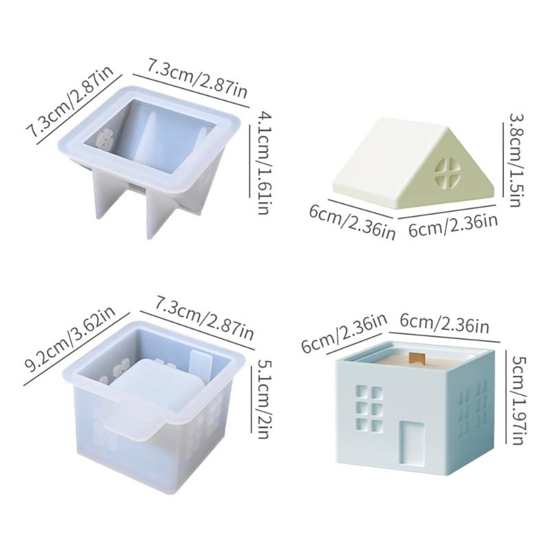 Food Grade Silicone Mold For Resin Candle DIY Crafts European Country Decors Jewelry Making Craft Tool