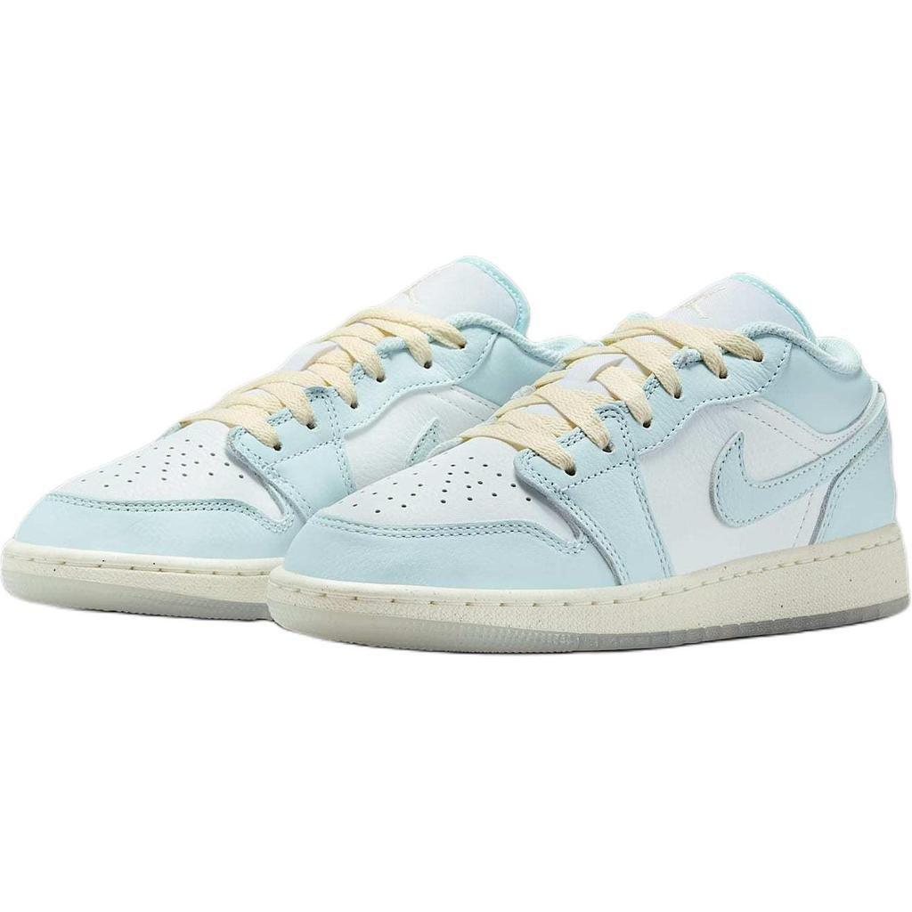 Air Jordan 1 Low SE GS Glacier Blue Kids Sneakers Summit-White Guava-Ice Sea-Glass HJ5971-400