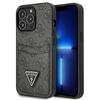 Guess Guhcp13Lp4Tpk Iphone 13 Pro / 136,1 Czarny/Black Hardcase 4G Logo Trójkątne Przegródka Na Karty