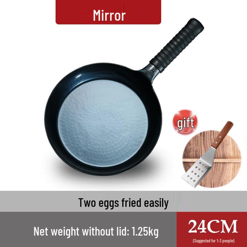 Qiwei Zhangqiu Hand-Forged Iron Frying Pan