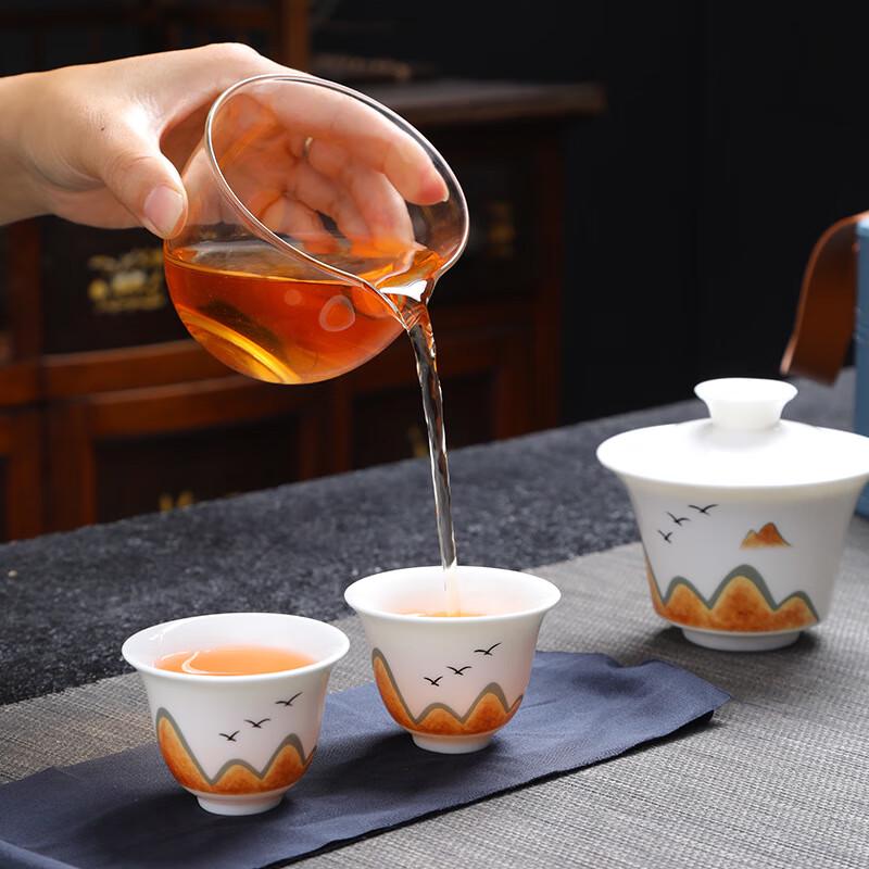 Portable Glass Gaiwan Travel Tea Set