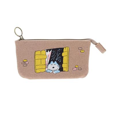 Stationery 11 Cats Embroidered Pig Pouch S2221250 Sun-Star