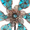 Rotating Wind Spinner Windmill Sculpture Metal Garden Art Weatherproof Yard Decoration Gift Suitable for Lawn Landscape