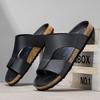 Fashion Outdoor Men's Summer Slippers Cork Clog Half Drag Outdoor Antiskid Male Slides Leisure Walk Flip-flops New Arrival Man Sandals