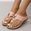 2025 New Women Slippers Summer Ladies Flip-flops Wedges Open Toe Platform Sandals Holiday Casual Slip on Beach Shoes for Women
