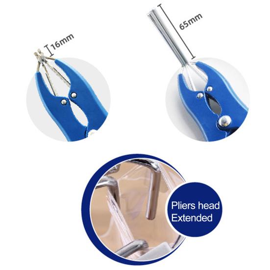 Balloon Expansion Plier Sequin Filling Balloon Mouth Expander Balloon Stretcher Metal Stuffing Tool for DIY Sequins Confetti Filling