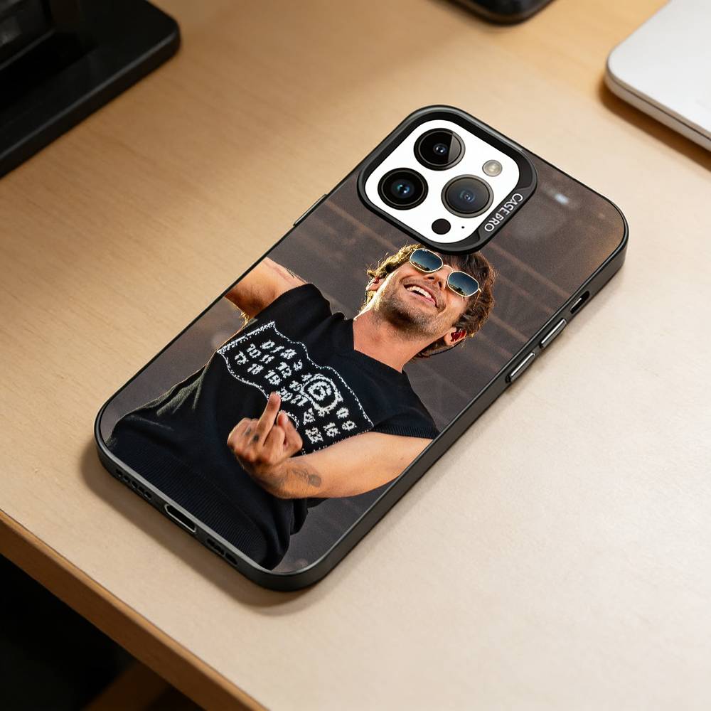 Singer Lou-Tommo Phone Case For iPhone 17,16,15,14,13,12,11 Plus,Pro Max,XS,Colored Silver Plated Inside Cover