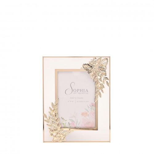 Sophia Classic Gold Butterfly Photo Frame 4 x 6