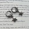 Creative Punk Star Earings Unisex Ear Jewelry Drop Earrings Star Hoop Earrings