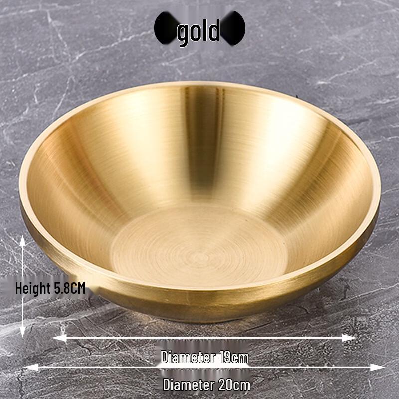 Korean Style 304 Stainless Steel Multi-purpose Serving Bowl