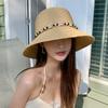 Straw Hat With Wide Brim For Sun Protection And Breathability Perfect For Summer And Vacation