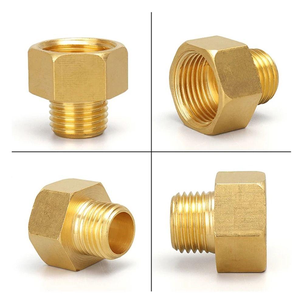 1Pcs 1/8 1/4 3/8 1/2 3/4 Hex Bushing Connectors Reducer Water Gas Adapter Durable Pipe Fitting
