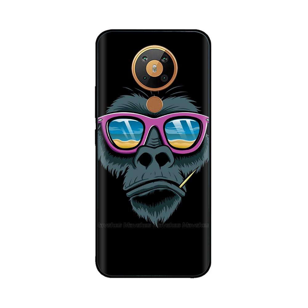 For Nokia 5.3 Silicone Case Soft Tpu Back Cover for Nokia 5.3 3.4 Bumper Printed Silicon Case for Nokia3.4 Nokia5.3 Phone Flower