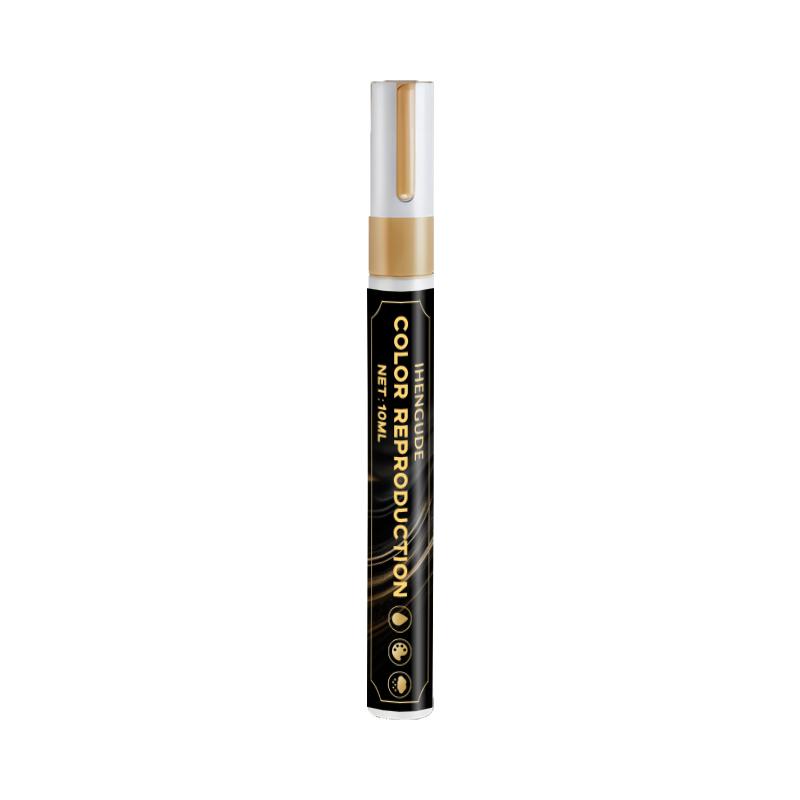 

Golden Tombstone Marker Pen | Restores Faded Text on Tombstones and Granite Surfaces, Weather-Resistant, Quick-Drying Oil-Based Fine Tip золотистый