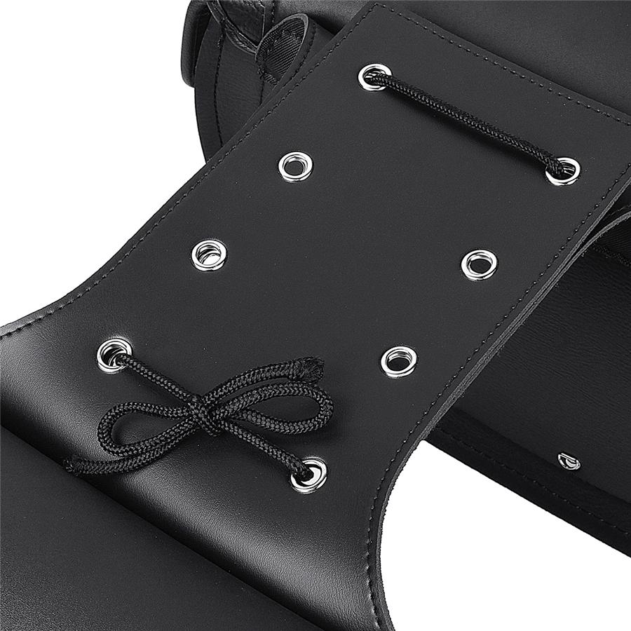 2pcs PU Leather Saddlebags Universal for Harley Honda Suzuki Yamaha