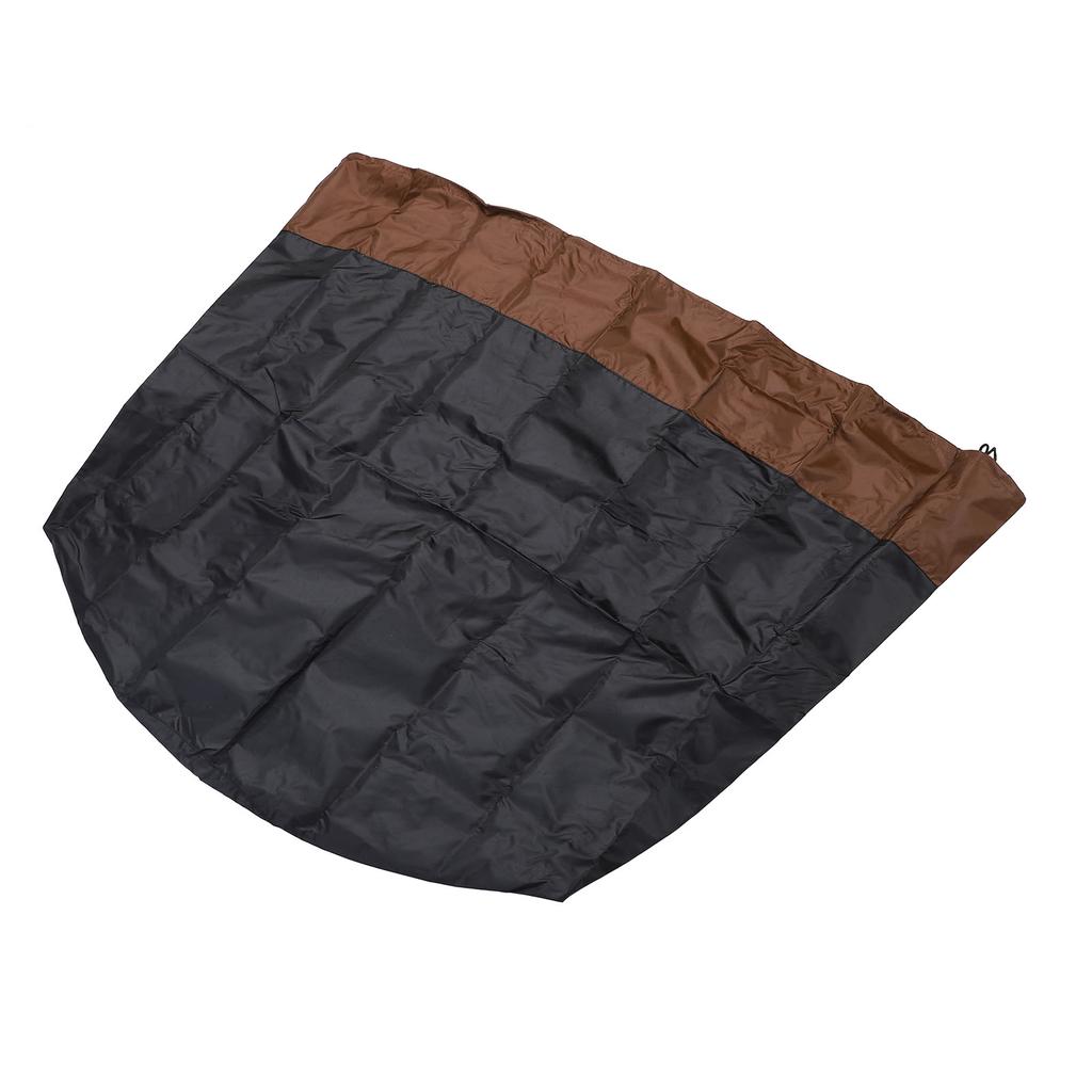 Gartenbrunnenabdeckung 420D Silberbeschichtet Wasserabweisend Vogeltrog Schutzhülle für Winter