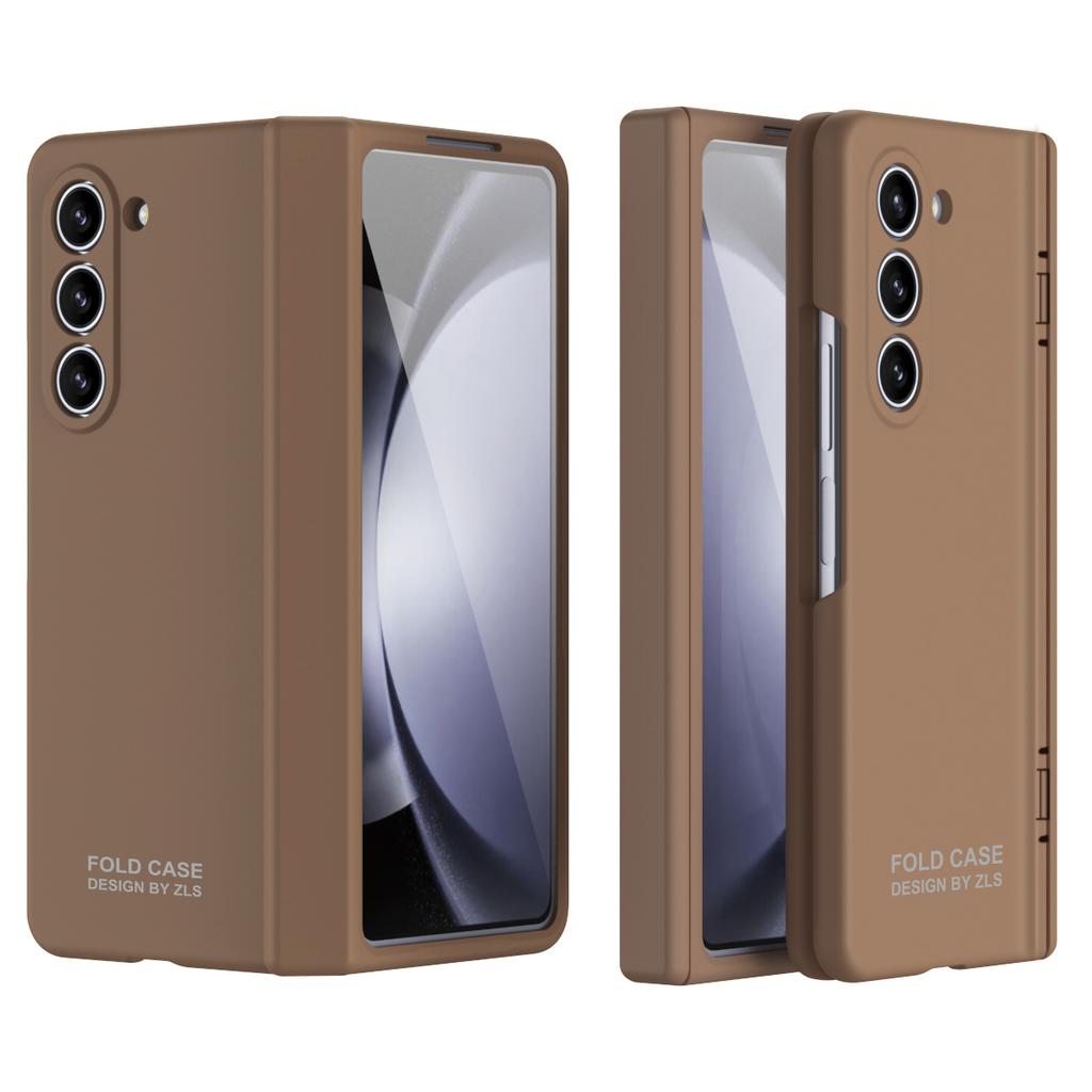 Für Original-Scharnierhülle Für Samsung Galaxy Z Fold 7 6 5 Flüssigsilikon-Rüstung Stoßfest 360° Vollbildschirm-Schutzhülle Fold7