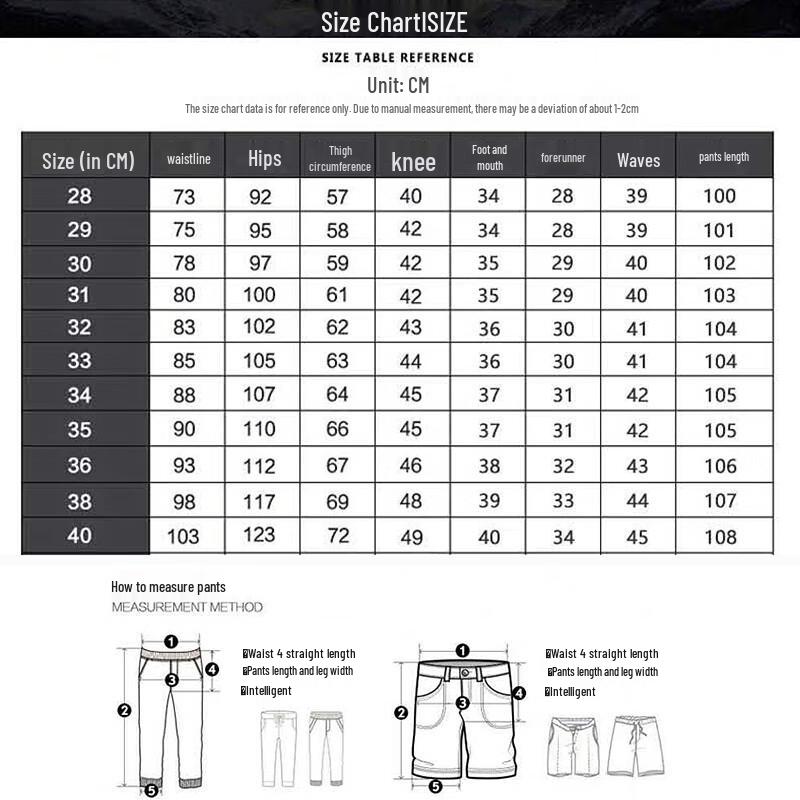 ROMON Men's Business Casual Slim-Fit Stretch Jeans