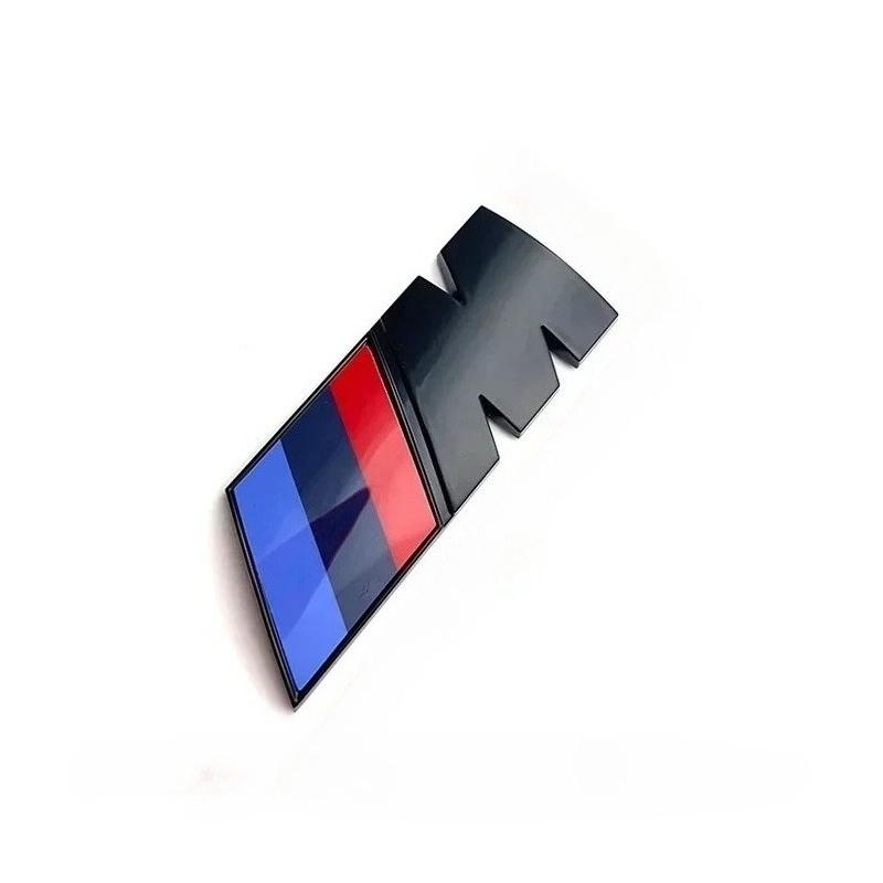AAAQH1 For BMW M LOGO Fender Emblem Badge Rear Trunk Badge 1 3 5 7 Series X1 X3 X5 X6m M Sports Sticker Car Accessories Sticker Styling