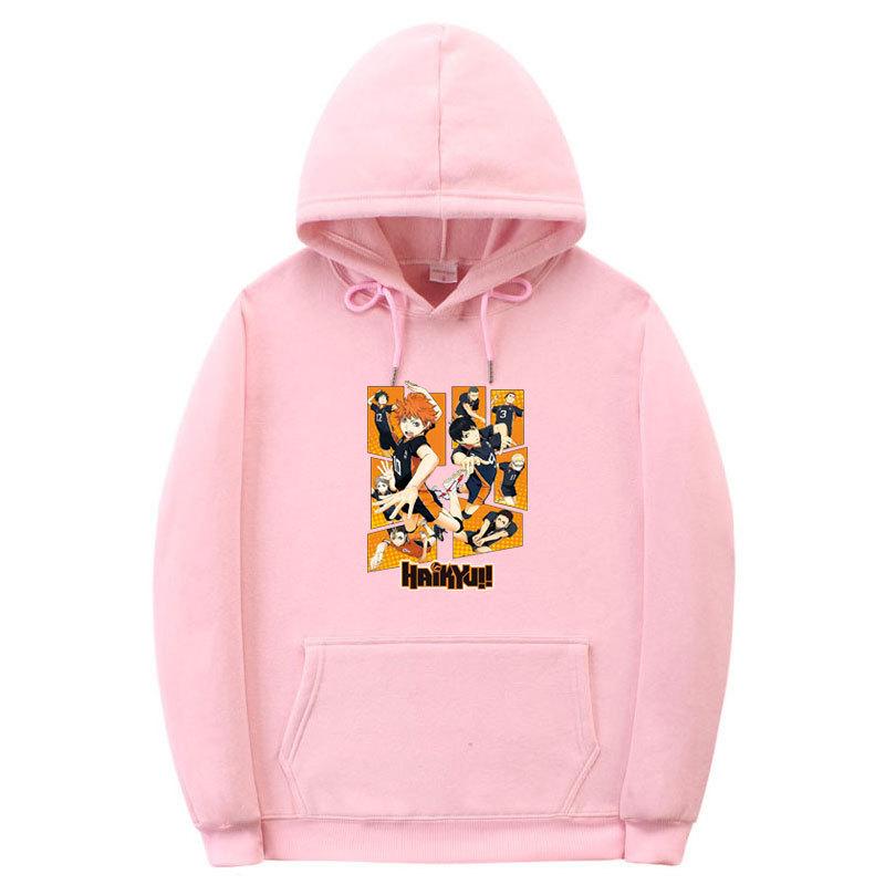 Haikyuu Haikyuu Haikyuu Cartoon Day Anime Loose Hooded Sweatshirt Sweatshirt