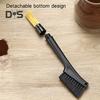 Coffee Machine Cleaning Brush Dual Head Super Soft Bristles Plastic Coffee Grinder Dusting Brush Barista Cleaning Tool Bar Accessories