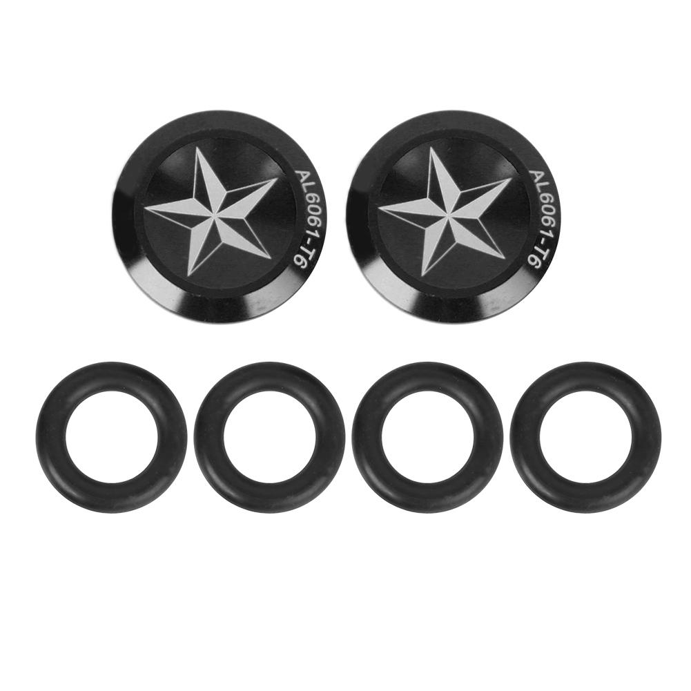 

G335 Алюминиевый сплав ЧПУ Антикоррозийная Горная Заглушка руля Складные Ручки руля G335 Black