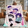 Omori Ultra Soft Flannel Throw Blanket Warm Cozy Blanket for Bed Couch or outdoor best gift