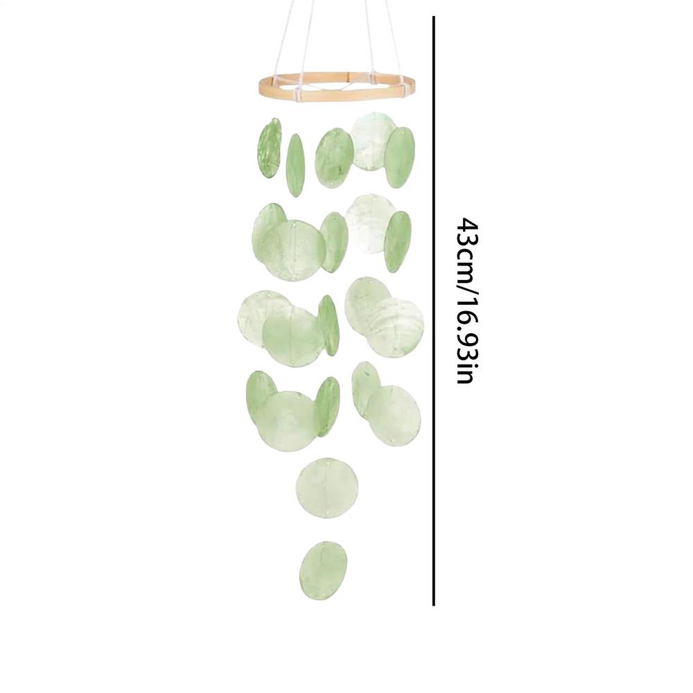 Shell Wind Chime Garden Hanging Ornament Wonderful Wind Chimes For Outside Coastal Windchime Decoration for Garden Indoor Porch