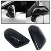2x Carbon Fiber Look Door Rearview Mirror Cover Trim Black For Toyota Camry 2018