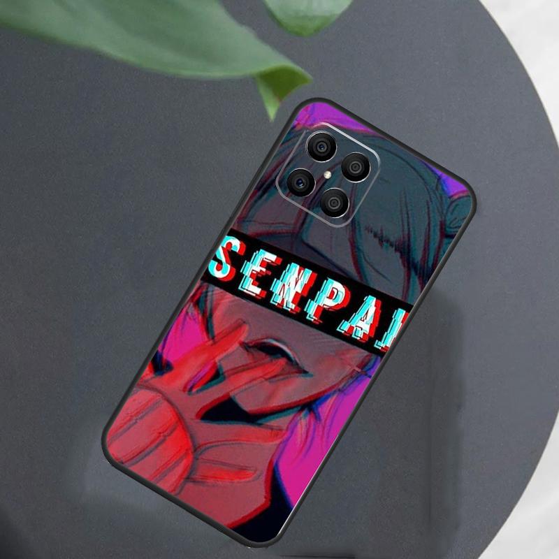 Sugoi Senpai Anime For Honor Magic 5 6 7 8 Pro Case For Honor 400 200 50 70 Lite X8c X8b X9a X9b X9c X9d Win RT