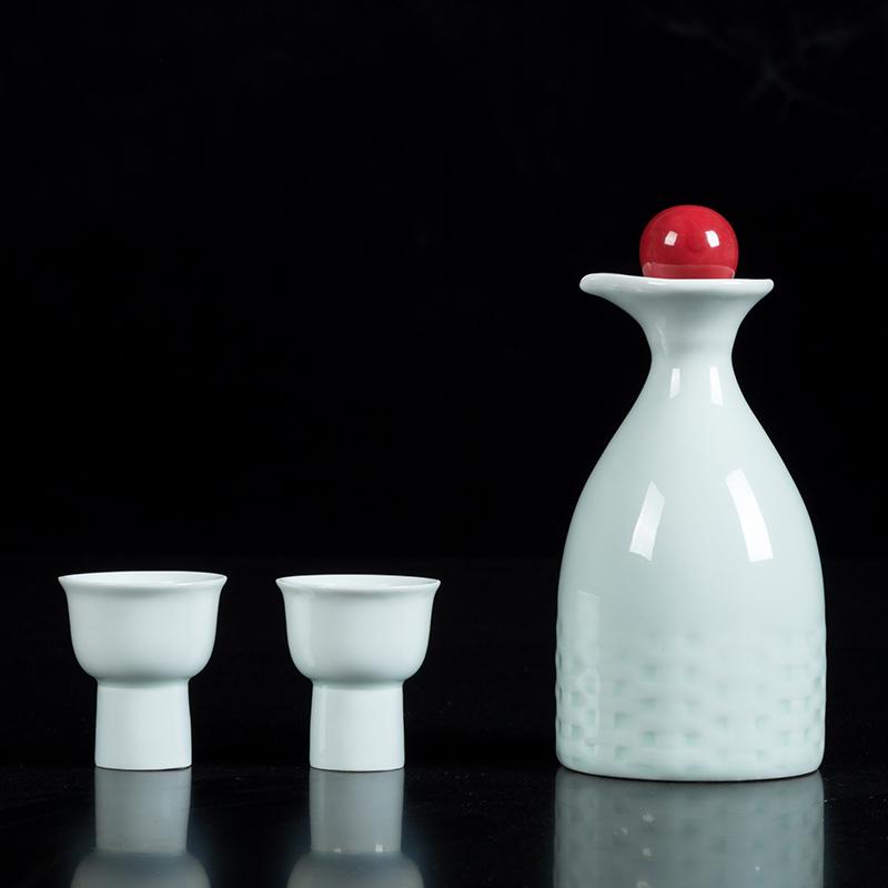 Japonská sada pro sake Domácí keramický dávkovač Baijiu Láhev Soju Sklenička na víno Restaurace Nápojové potřeby Barové potřeby Panáková sklenička