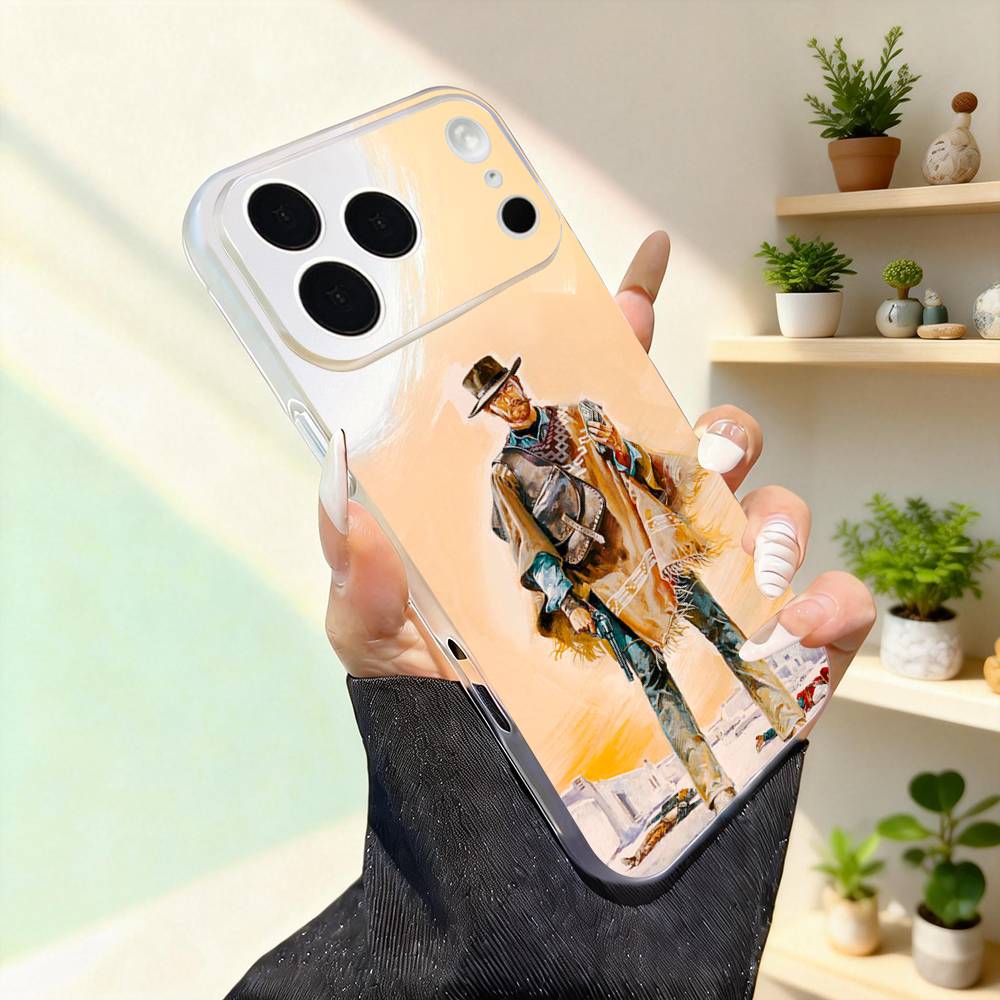 

Cool Clint EastwoodS Cowboy For iPhone 11,12,13,14,15,16,17,Pro,Max,Plus,Mini,SE4,E Phone Case Magnetic For Magsafe Wireless iPhone15promax